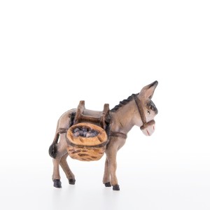 Donkey with burden of fruits