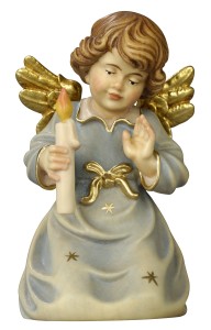 Bell angel with candle