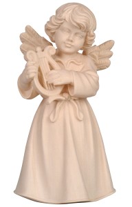 Bell angel standing with lyre