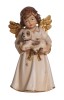 Bell angel standing with dog
