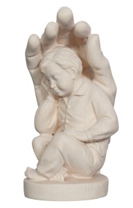 Guardian hand with boy