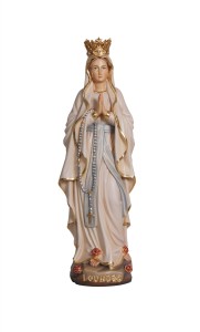Madonna Lourdes con corona