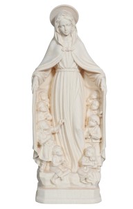 Madonna of protective cloak with halo
