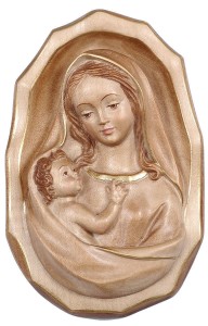 Madonna parete con bambino