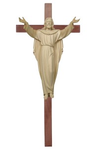 Cristo Risorto su croce diritta
