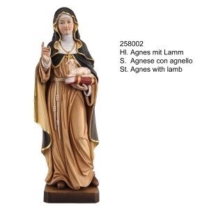 St. Agnes with lamb