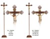 Processional Cr.Siena cross baroque stained