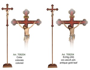 Cr.per processione Siena croce oro barocca
