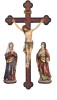 Gruppo di crocefissione Siena croce barocca