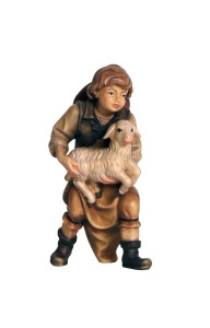 HE Boy with a lamb in his arms
