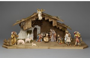 RA Nativity set 15 pcs - stable Holy Night