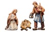 HE S. Famiglia Gesù Bambino sciolto+culla Kostner - colorato - 16 cm