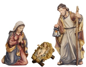 MA S. Fam.Gesù Bambino sciolto - colorato - 9,5 cm