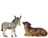KO Ox lying and Donkey - color - 12 cm