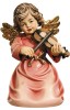 Bell angel with violin - color - 7 cm