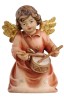 Bell angel with drum - color - 7 cm