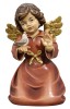 Bell angel with bird - color - 4,5 cm