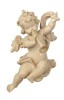 Engel Leonardo mit Trompete - natur - 16 cm