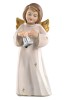 Bellini angel with bell - color - 10,5 cm