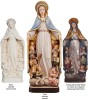 Blessed Mother with children of the world - color - 16 cm