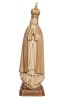Our Lady of Fátima Capelinha with crown - stained 3 shades - 14 cm