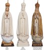 Our Lady of Fátima Capelinha with crown - color - 132 cm