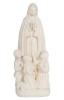 Our Lady of Fátima with little shepherds - natural - 7 cm