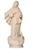 Our Lady of Medjugorie with church - natural - 6,5 cm