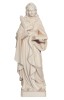 Figura di Santa con palma e libro - naturale - 12 cm