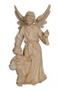 Guardian angel with boy - natural - 5 cm