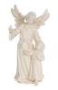 Guardian angel with girl - natural - 6,5 cm