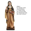 St. Theresa from Avila with crown of thorns - color - 120 cm