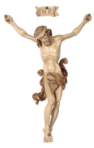 Christus Leonardo - mehrtönig gebeizt - 8 cm