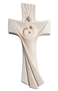Croce della famiglia Ambiente Design - naturale - 10 cm