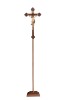 Prozessionskreuz Leonardo Balk.gebeizt Barock - mehrtönig gebeizt - 40/220 cm