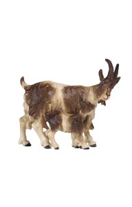 HE Goat with kid - color - 12 cm