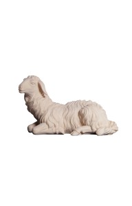 HE Sheep lying looking left - natural - 6 cm