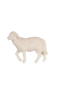 HE Schaf steh.Kopf hoch - natur - 9,5 cm