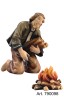 RA Shepherd at the camp-fire - color - 22 cm