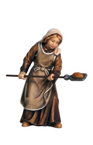 RA Shepherdess with bread - color - 9 cm