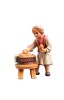 RA Bambino con cesto di pane - colorato - 15 cm