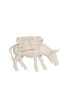 RA Donkey with wood - natural - 22 cm