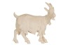 RA Goat with bell looking right - natural - 6 cm