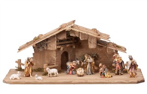 RA Nativity Set 14 pcs. - Stable Holy Night - color - 9 cm