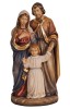 Hl. Familie mit Jesuskind Knabe - bemalt - 90 cm