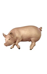 MA Schwein - bemalt - 16 cm