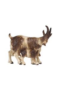 MA Goat with kid - color - 16 cm