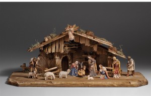 KO Nativity set 15 pcs - stable Holy Night - color - 9,5 cm