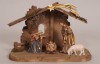 KO Nativity set 7 pcs-stable Tyrol for H.Fam - color - 25 cm