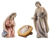 AD S. Famiglia Gesù Bambino sciolto - colorato aquerello - 13 cm